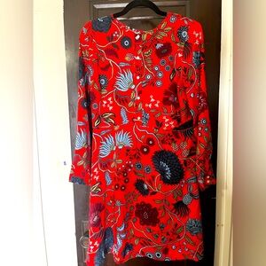 LOFT SZ 12P Midi Dress